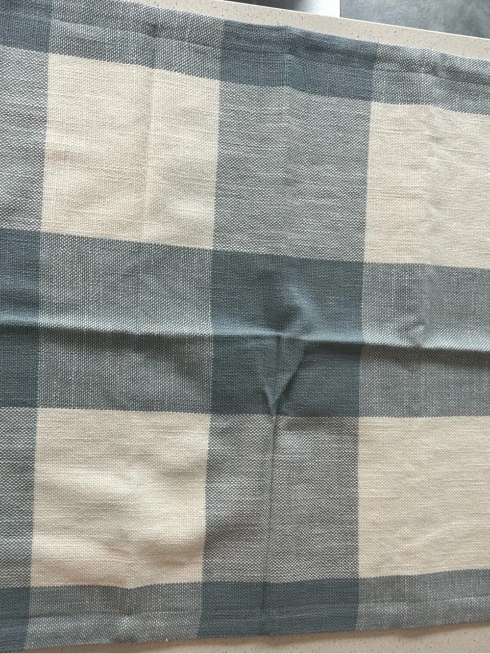 Pottery Barn Bryce Buffalo Check Cotton Pillow Sham EURO 1